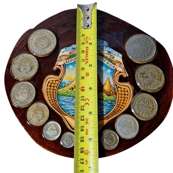 Costa Rica Coin Collection Plaque - Picture 7 of 7